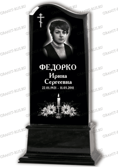 Памятник из литьевого мрамора СТ 028