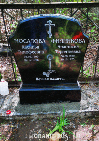 Памятник из литьевого мрамора СТ 022