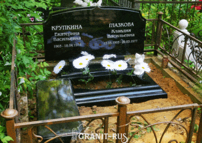 Памятник из литьевого мрамора СТ 054